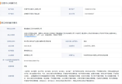 清华系氢能企业股权转让 174万抛售7.5%股份，亏损困境引业内观望